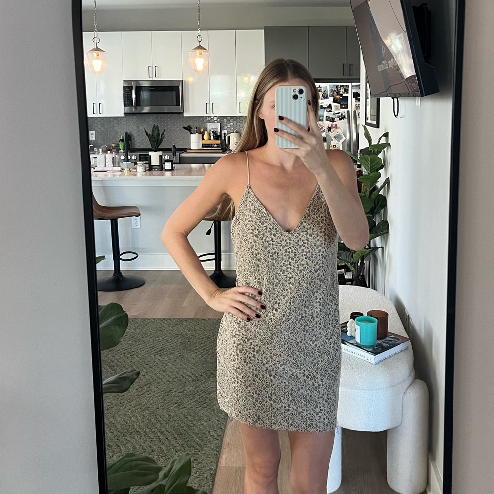 Zara Textured Mini Dress